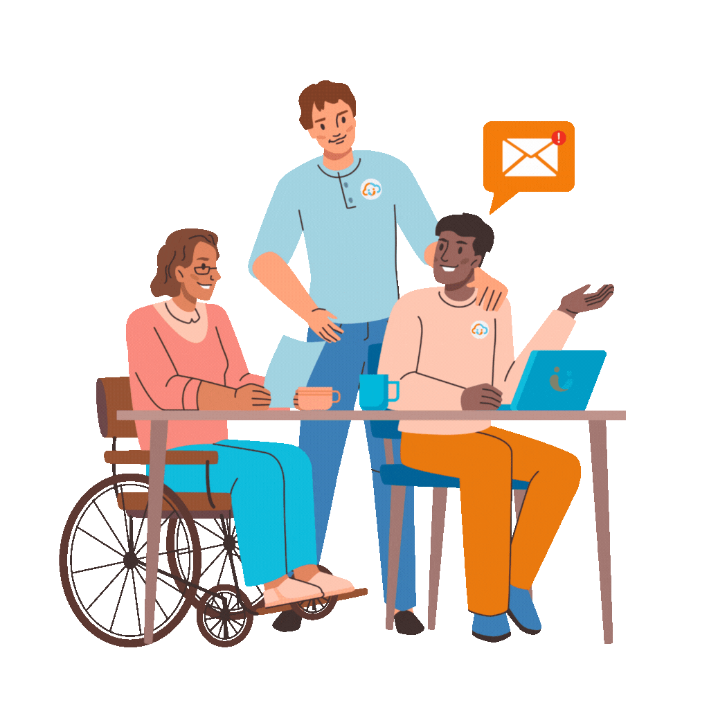 Contact illustration